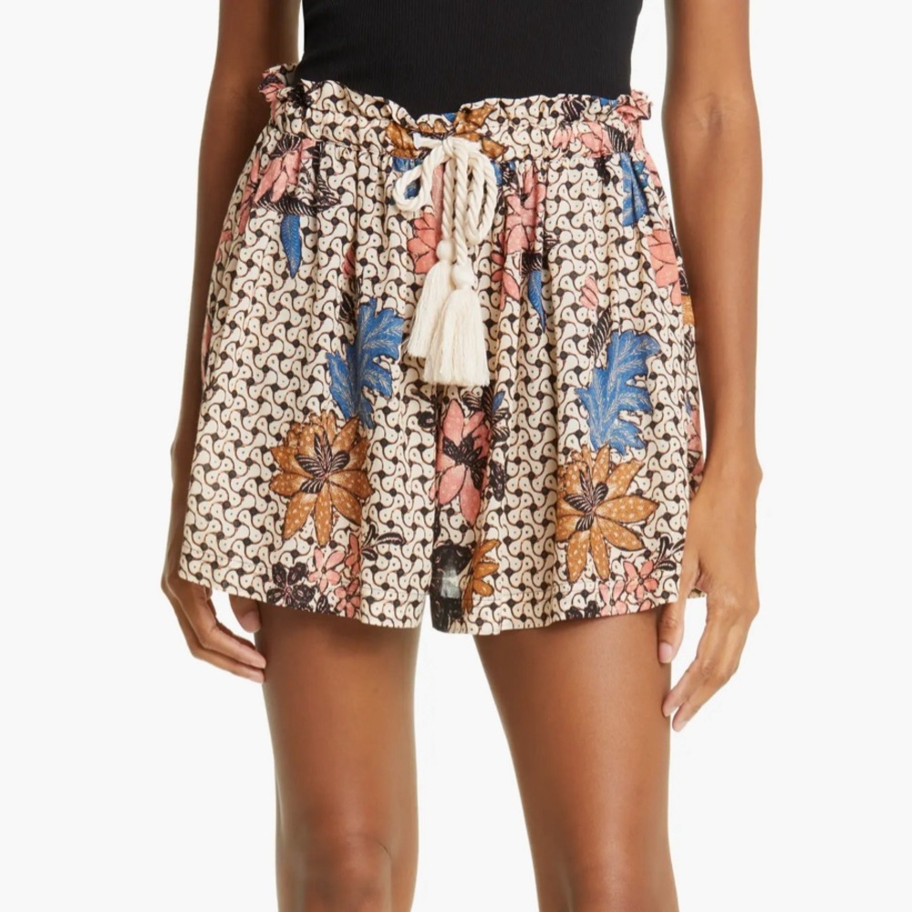 Ulla Johnson Bijou Shorts Jasmine Print Small